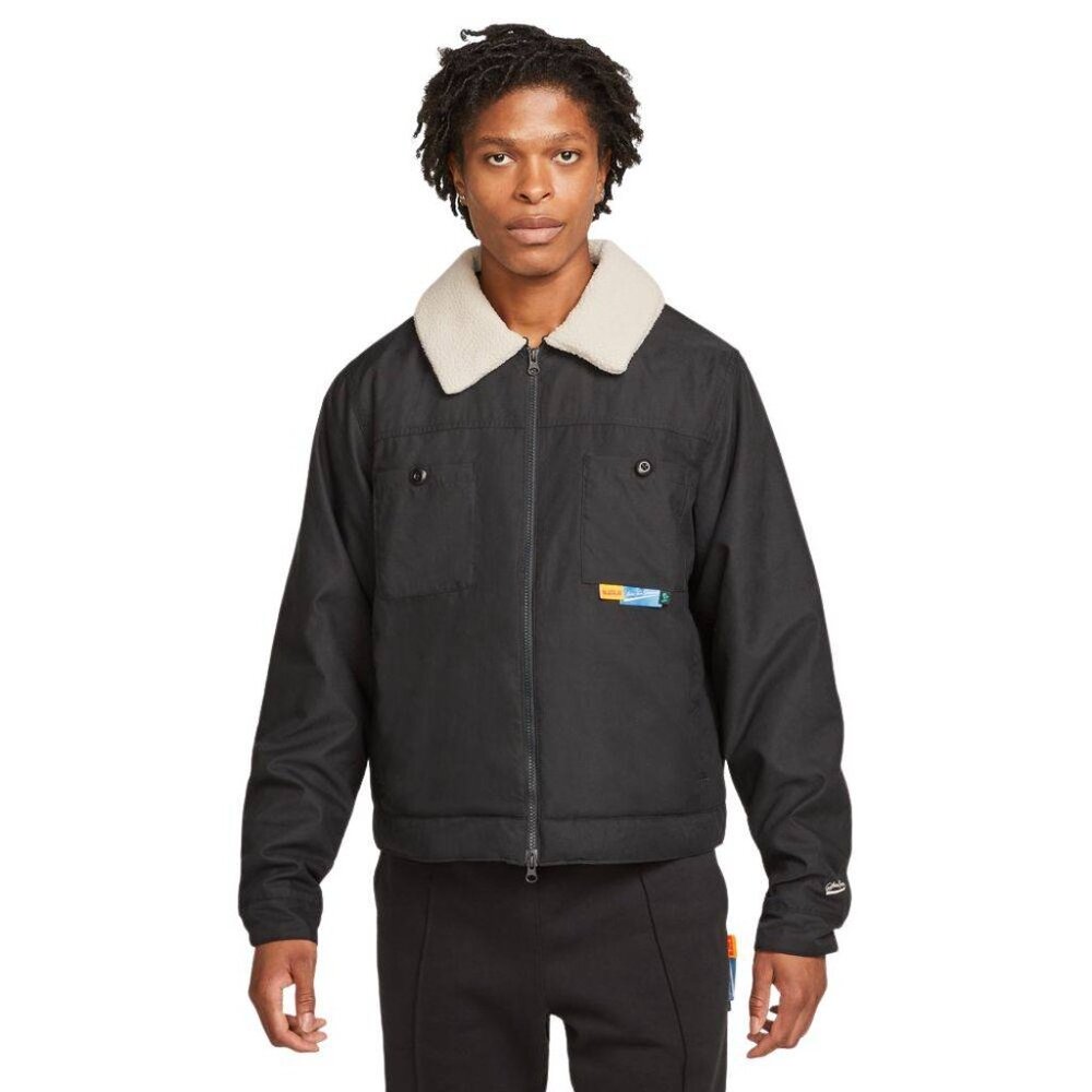 Nike Men's Black Lebron James Sherpa Protect Outdoor Winter Jacket Size M